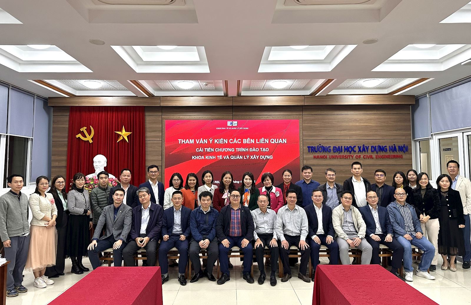 WORKSHOP ON STAKEHOLDER CONSULTATION FOR IMPROVING THE TRAINING PROGRAM OF THE FACULTY OF CONSTRUCTION ECONOMICS AND MANAGEMENT